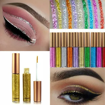 HANDAIYAN Liquid Glitter Eyeliner Red White Gold Eyeliner Glitter Pigment Makeup Waterproof Shimmer Eye Liner Brand New 10 Color
HANDAIYAN Liquid Glitter Eyeliner Red White Gold Eyeliner Glitter Pigment Makeup Waterproof Shimmer Eye Liner Brand New 10 Color