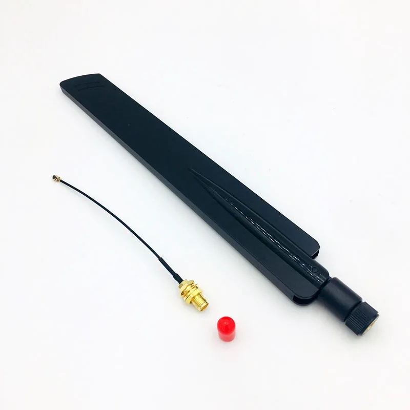 4G (800 / 2700MHZ) high gain omnidirectional antenna 18dBi module antenna RP-SMA male router antenna + 10cm PCI U.FL IPX to SMA
4G (800 / 2700MHZ) high gain omnidirectional antenna 18dBi module antenna RP-SMA male router antenna + 10cm PCI U.FL IPX to SMA