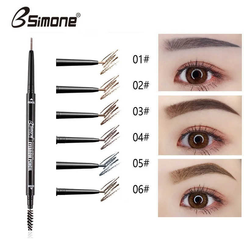 Double Head Round Fine Eyebrow Pen Tattoo Brown Eyebrow Pencil Long Lasting Waterproof Not Mottled Thicker Eyebrows TSLM2
Double Head Round Fine Eyebrow Pen Tattoo Brown Eyebrow Pencil Long Lasting Waterproof Not Mottled Thicker Eyebrows TSLM2