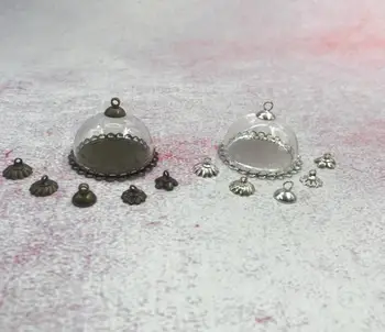 50pcs/lot 25mm clear half glass globe bubble glass cover dome with base cap glass bottle glass vial necklace pendant handmade
50pcs/lot 25mm clear half glass globe bubble glass cover dome with base cap glass bottle glass vial necklace pendant handmade