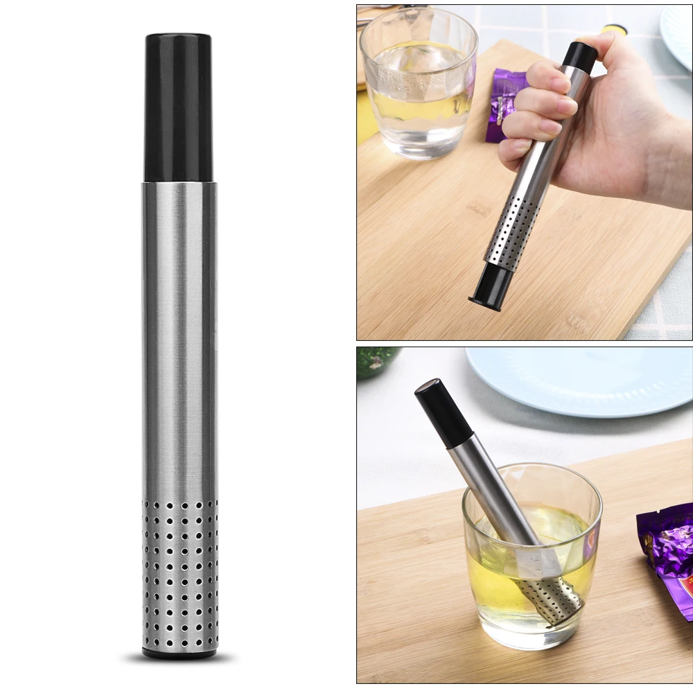 Stainless Steel Tea Stick Reusable Teapot Spices Soup Tools Tea Infuser Strainer Filter Coffee Loose Leaf Herbal Holder
Stainless Steel Tea Stick Reusable Teapot Spices Soup Tools Tea Infuser Strainer Filter Coffee Loose Leaf Herbal Holder