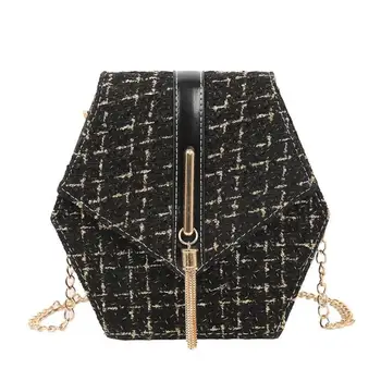 Winter Twill Tassel Women Shoulder Handbags Korean Style Small Flap Satchel Chain Messenger Bag for Teenage Girl Elegant Bag
Winter Twill Tassel Women Shoulder Handbags Korean Style Small Flap Satchel Chain Messenger Bag for Teenage Girl Elegant Bag