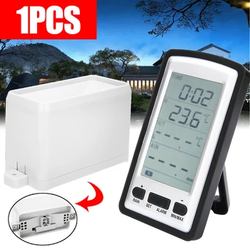 Wireless Rain Meter With Thermometer Rain Gauge Weather Station for in/outdoor Temperature For Household Measuring Tool
Wireless Rain Meter With Thermometer Rain Gauge Weather Station for in/outdoor Temperature For Household Measuring Tool