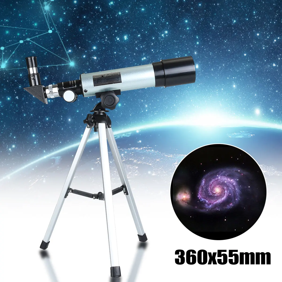 F36050M Astronomical Telescope Camping Monocular With Portable Tripod Space Spotting Scope Monocular Telescope for Beginner
F36050M Astronomical Telescope Camping Monocular With Portable Tripod Space Spotting Scope Monocular Telescope for Beginner
