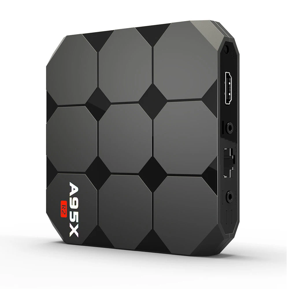 A95X R2 TV Box Amlogic S905W 2.4GHz 4K WiFi Android 7.1 Home Media Player With the EU plug
A95X R2 TV Box Amlogic S905W 2.4GHz 4K WiFi Android 7.1 Home Media Player With the EU plug