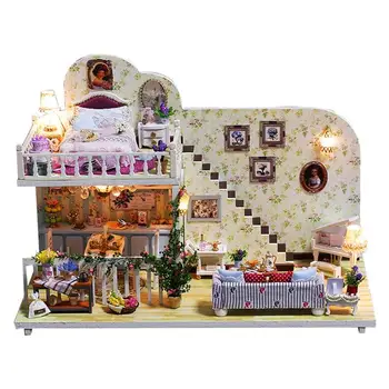 Miniature Crafting DIY House Kit Room Model Handmade Model Wooden House Educational Toy with Furnitures for Kids Playing Gift
Miniature Crafting DIY House Kit Room Model Handmade Model Wooden House Educational Toy with Furnitures for Kids Playing Gift