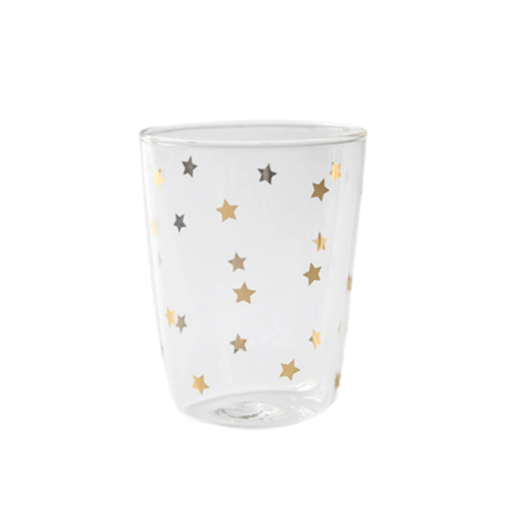 390ML Heat Resistant Glass Breakfast Cup Golden Stars Coffee Cup Milk Mug Thicken Juice Cup Drinking Cup
390ML Heat Resistant Glass Breakfast Cup Golden Stars Coffee Cup Milk Mug Thicken Juice Cup Drinking Cup