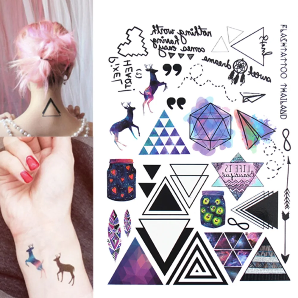 Body Art Temporary Tattoo Stickers Geometric Temporary Tattoos Body Arm Leg Waterproof Tattoo Stickers
Body Art Temporary Tattoo Stickers Geometric Temporary Tattoos Body Arm Leg Waterproof Tattoo Stickers