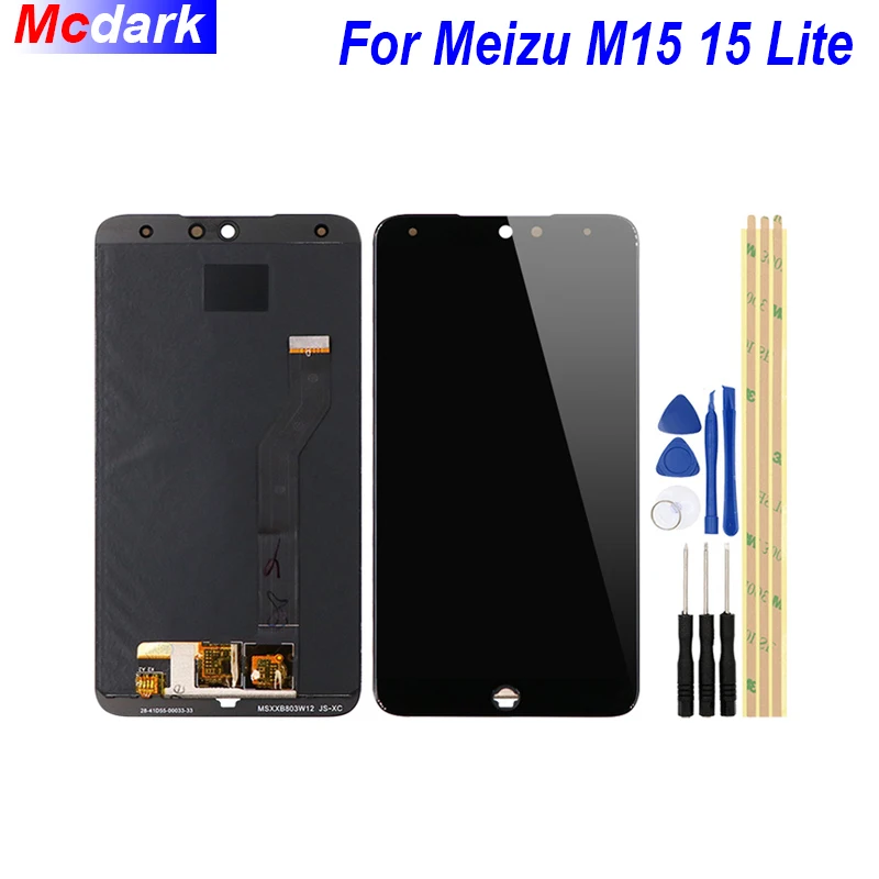 Mcdark For Meizu Meilan 15 M15 15 Lite LCD Display and Touch Screen Digitizer Assembly Replacement +Tools And Adhesive
Mcdark For Meizu Meilan 15 M15 15 Lite LCD Display and Touch Screen Digitizer Assembly Replacement +Tools And Adhesive
