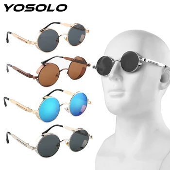 YOSOLO Round Riding Driving Eyewear Steampunk Protective Gears Moto Goggles Retro Sunglasses Motorcycle Glasses
YOSOLO Round Riding Driving Eyewear Steampunk Protective Gears Moto Goggles Retro Sunglasses Motorcycle Glasses