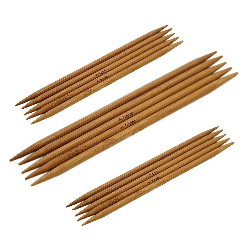 55 pcs 11 Sizes 13 cm Bamboo Knitting Needles Crochet Hooks Double Pointed Carbonized Sweater Needle Weave Craft New
55 pcs 11 Sizes 13 cm Bamboo Knitting Needles Crochet Hooks Double Pointed Carbonized Sweater Needle Weave Craft New