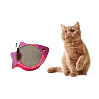 Fish-Shaped Cat Scratch Board Pad Teasing Cat Pole With Cat Grass Pet Corrugated Safe Card Board Scratcher Toy
Fish-Shaped Cat Scratch Board Pad Teasing Cat Pole With Cat Grass Pet Corrugated Safe Card Board Scratcher Toy