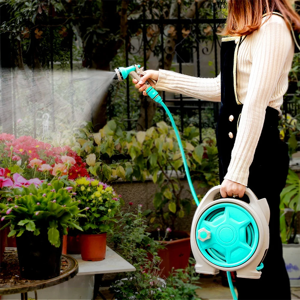 Mini Portable Garden Water Hose Reel Multi-function Gun Head Outdoor Garden Yard Portable Hoses Reel Handle Watering Hose Reels
Mini Portable Garden Water Hose Reel Multi-function Gun Head Outdoor Garden Yard Portable Hoses Reel Handle Watering Hose Reels