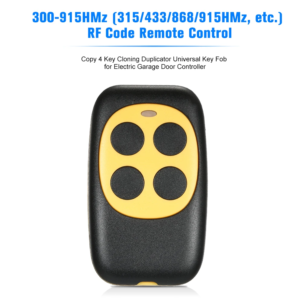 315/433/868/915HMz Multifrequency RF300-915HMz Universal Automatic Cloning Remote Control PTX4 Copy Duplicator for Garage Door
315/433/868/915HMz Multifrequency RF300-915HMz Universal Automatic Cloning Remote Control PTX4 Copy Duplicator for Garage Door