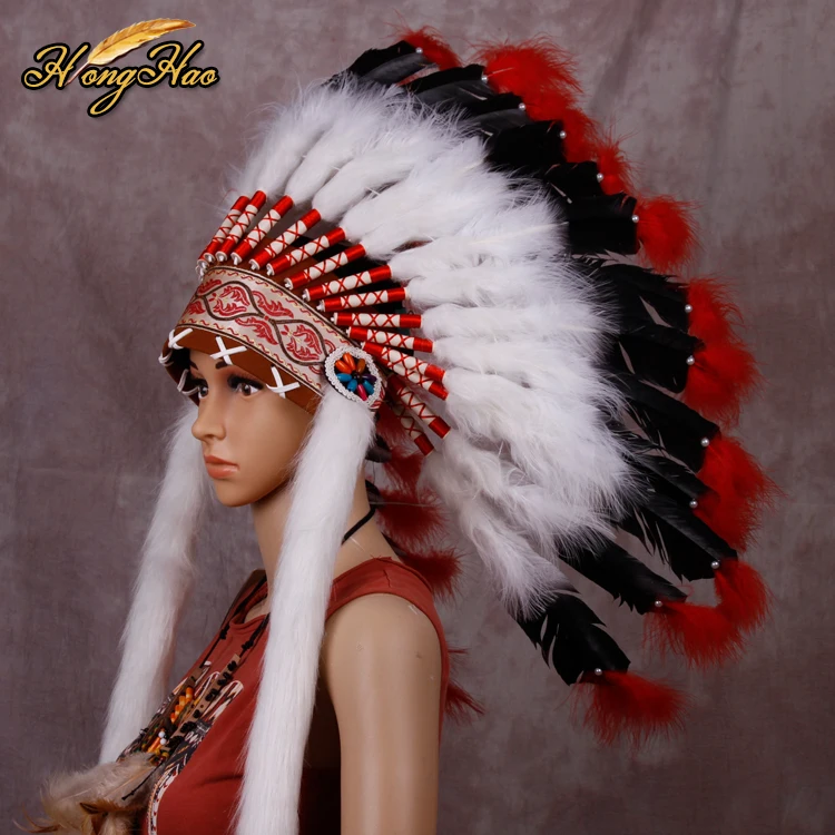Indian Chief Green Feather Coating high War Bonnet Native American Indian Headdress Hat
Indian Chief Green Feather Coating high War Bonnet Native American Indian Headdress Hat