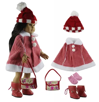 Hot 5in1 Set Doll Clothes Pink Coat+Hat+Boots+Socks+Bag for 18'' American Doll Handmade Clothes Outfit
Hot 5in1 Set Doll Clothes Pink Coat+Hat+Boots+Socks+Bag for 18'' American Doll Handmade Clothes Outfit