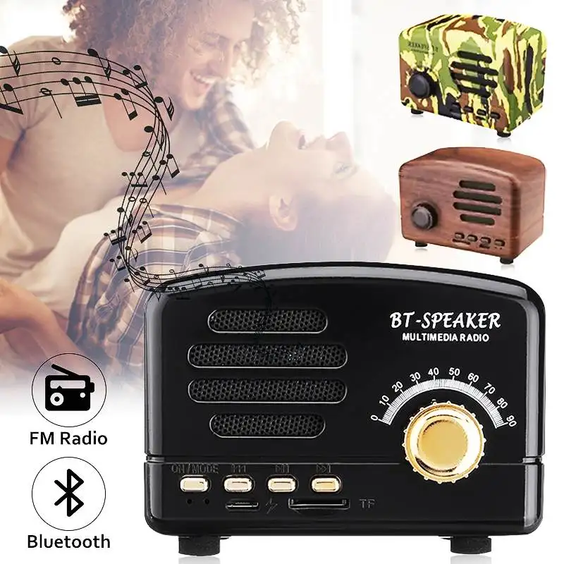 Portable Wooden bluetooth 4.1 Wireless 5W Speaker FM Radio Recevier Support TF Card Hifi Subwoofer Outdoor Loudspeaker Player
Portable Wooden bluetooth 4.1 Wireless 5W Speaker FM Radio Recevier Support TF Card Hifi Subwoofer Outdoor Loudspeaker Player