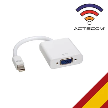 ACTECOM CABLE ADAPTADOR MINI DisplayPort A VGA PARA MACBOOK IMAC PROYECTOR MONITOR
ACTECOM CABLE ADAPTADOR MINI DisplayPort A VGA PARA MACBOOK IMAC PROYECTOR MONITOR