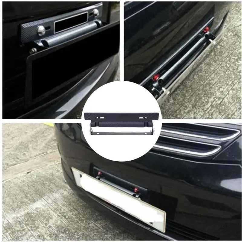 Universal Adjustable Car License Plate Frame Bracket Holder Carbon Fiber Auto Mount Front Bumper Vehicle License Plate Brackets
Universal Adjustable Car License Plate Frame Bracket Holder Carbon Fiber Auto Mount Front Bumper Vehicle License Plate Brackets