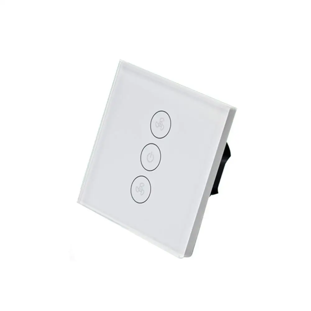 LanLan Wifi Smart Fan Controller Wall Switch Touch Panel for Alexa Voice Control European Regulation
LanLan Wifi Smart Fan Controller Wall Switch Touch Panel for Alexa Voice Control European Regulation