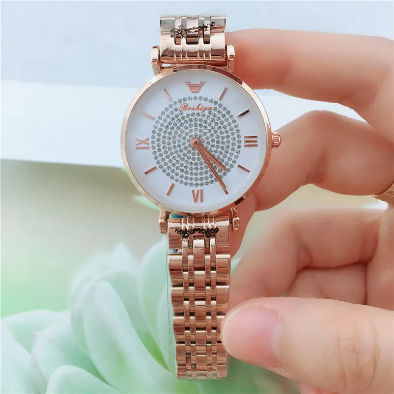 Luxury Casual Diamond Quartz Watch for Women Chic Elegant High Quality Waterproof Roma Dial Strap Wrist Watches 
Luxury Casual Diamond Quartz Watch for Women Chic Elegant High Quality Waterproof Roma Dial Strap Wrist Watches