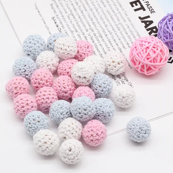 20pc/lot Crochet Round Wooden Beads Mix color Handmade 15mm ball Chew DIY Nursing Jewelry Organic Teething Pacifier chain beads
20pc/lot Crochet Round Wooden Beads Mix color Handmade 15mm ball Chew DIY Nursing Jewelry Organic Teething Pacifier chain beads