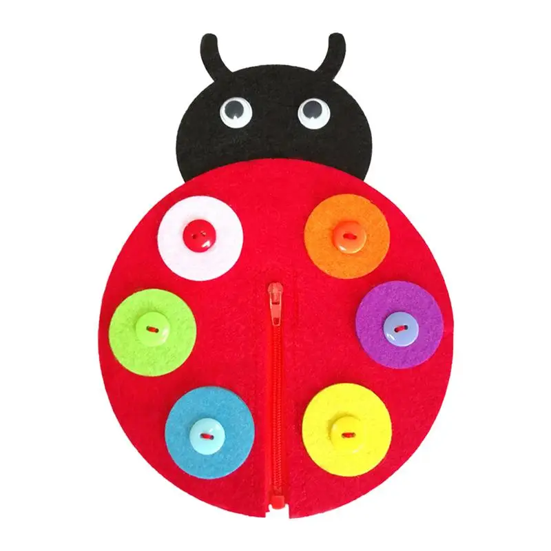 1pc Kindergarten Nursery School Felt Cloth Non-woven DIY Handmade Colorful Ladybird Zipper Educational Toy
1pc Kindergarten Nursery School Felt Cloth Non-woven DIY Handmade Colorful Ladybird Zipper Educational Toy
