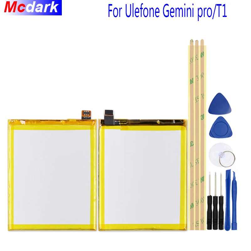 Mcdark 3680mAh Battery For Ulefone Gemini pro/T1 Batterie Bateria Accumulator AKKU ACCU PIL Mobile Phone+tools
Mcdark 3680mAh Battery For Ulefone Gemini pro/T1 Batterie Bateria Accumulator AKKU ACCU PIL Mobile Phone+tools