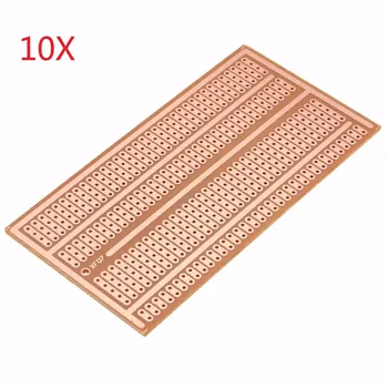 NEW 10Pcs 5x10cm DIY Single Side Copper Prototype Paper PCB Universal Experiment Circuit Board Breadboard 2-3-5 joint hole
NEW 10Pcs 5x10cm DIY Single Side Copper Prototype Paper PCB Universal Experiment Circuit Board Breadboard 2-3-5 joint hole