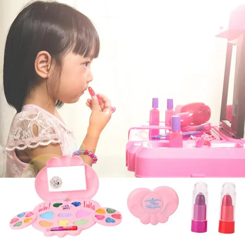 New Hot Sale Makeup Toys Baby Girls Pretend Play Safe Kids Girls Makeup Kit Toy Cosmetics Play Sets Best Gifts for Children
New Hot Sale Makeup Toys Baby Girls Pretend Play Safe Kids Girls Makeup Kit Toy Cosmetics Play Sets Best Gifts for Children