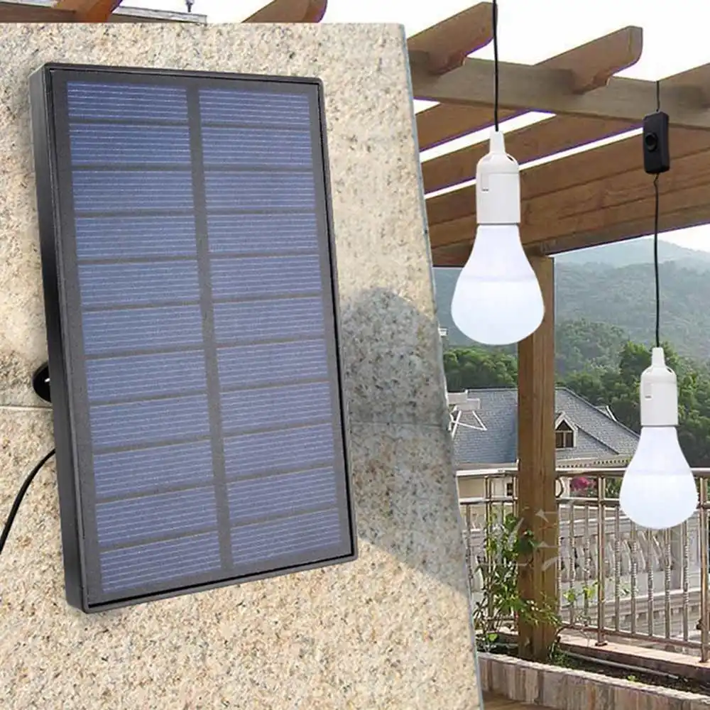 Solar Panel LED Bulbs Kit for Ourdoor Garden Camping Hiking Emergency Home Light System
Solar Panel LED Bulbs Kit for Ourdoor Garden Camping Hiking Emergency Home Light System