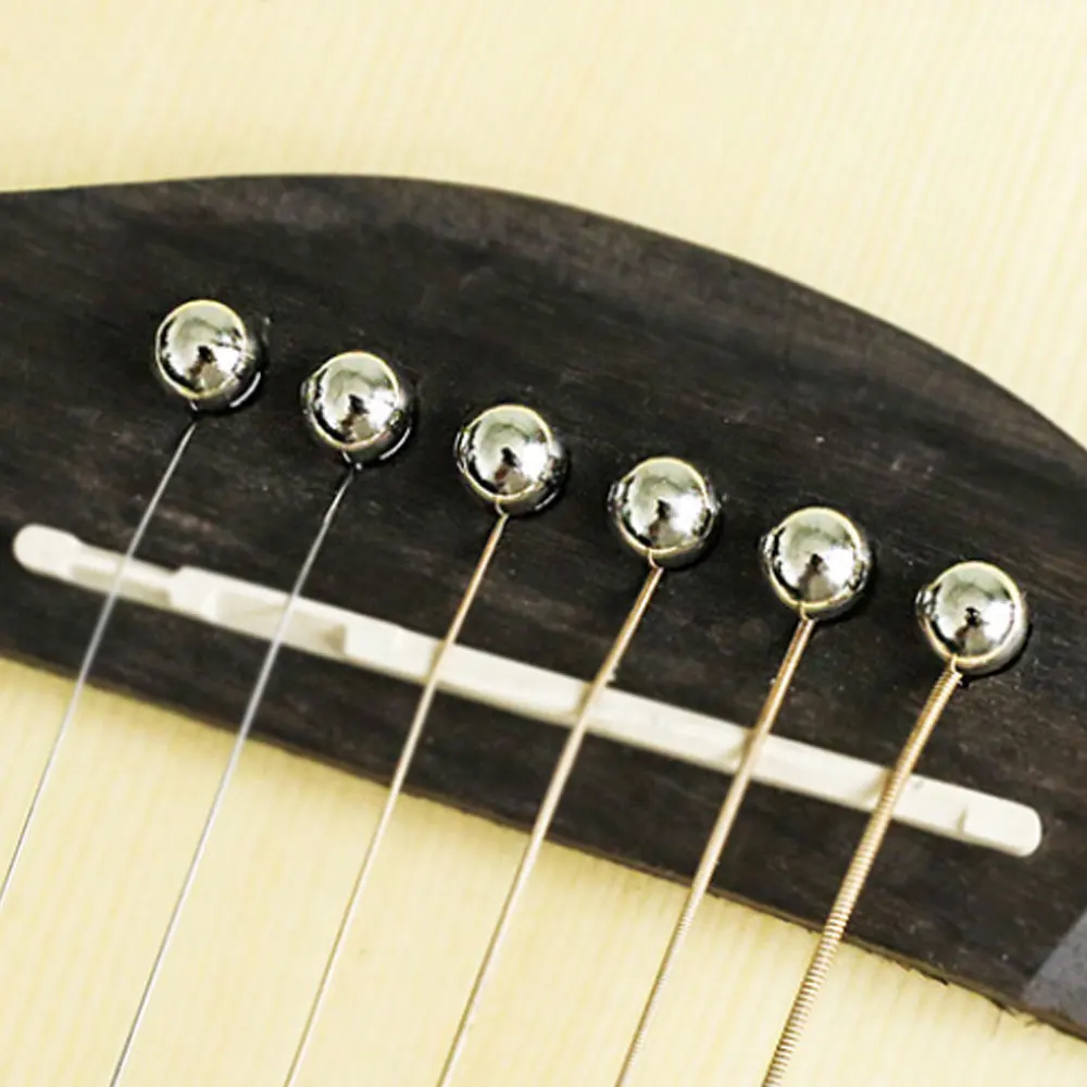 6 pcs/set Pure Copper Brass Guitar Bridge Pins Strings Nail Pegs Acoustic Guitar Bridge Pin Strings Part Increase Sustain
6 pcs/set Pure Copper Brass Guitar Bridge Pins Strings Nail Pegs Acoustic Guitar Bridge Pin Strings Part Increase Sustain