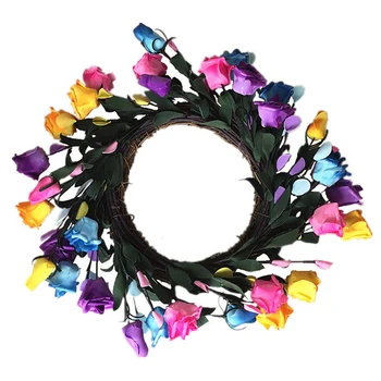 Beautiful Colorful Rose Garland Wedding Party Festival Decoration Garland Home Decor Door Garland Wall Hanging Ornament
Beautiful Colorful Rose Garland Wedding Party Festival Decoration Garland Home Decor Door Garland Wall Hanging Ornament