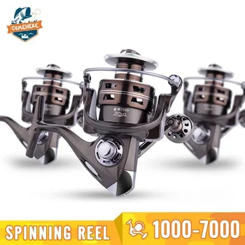 New High Speed Fishing Reel Gear Ratio 5.2:1 Bearing 13+1BB Spinning Fishing Reel Metal Spool Fishing Wheel Carp Fishing Tackle
New High Speed Fishing Reel Gear Ratio 5.2:1 Bearing 13+1BB Spinning Fishing Reel Metal Spool Fishing Wheel Carp Fishing Tackle