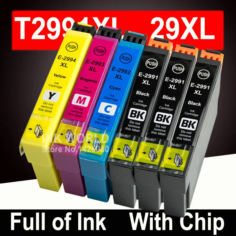 For Epson XP-452 XP-455 XP-245 XP-342 XP-345 XP-442 XP-445 XP-247 Europe Printer Ink Cartridge T2991 29XL
For Epson XP-452 XP-455 XP-245 XP-342 XP-345 XP-442 XP-445 XP-247 Europe Printer Ink Cartridge T2991 29XL