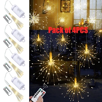 4Pack IP65 Waterproof Remote control LED String light Battery operated LED string light Copper Wire LED Fairy light D25
4Pack IP65 Waterproof Remote control LED String light Battery operated LED string light Copper Wire LED Fairy light D25