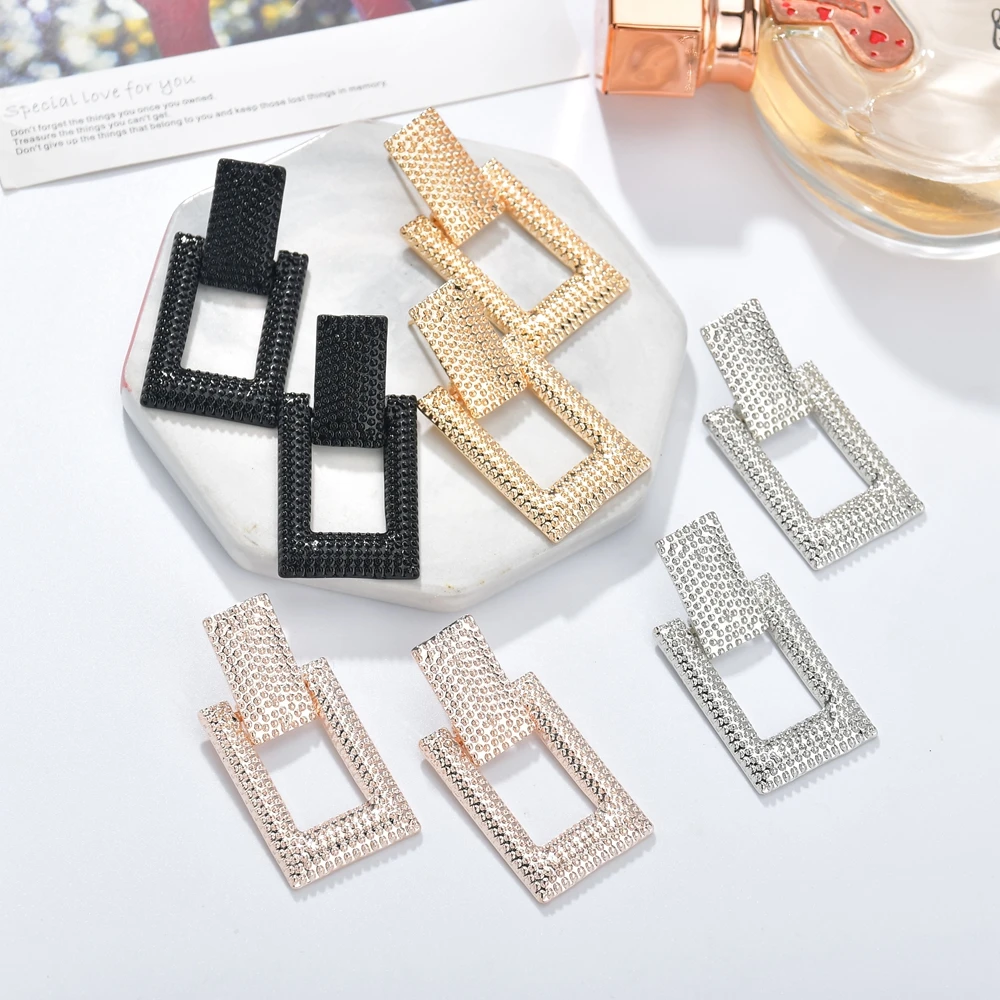 GEREIT 2019 New Punk Drop Earrings Women Rectangle Vintage Pendant Earring For Party Statement Wholesale Handmade Jewelry Gifts
GEREIT 2019 New Punk Drop Earrings Women Rectangle Vintage Pendant Earring For Party Statement Wholesale Handmade Jewelry Gifts