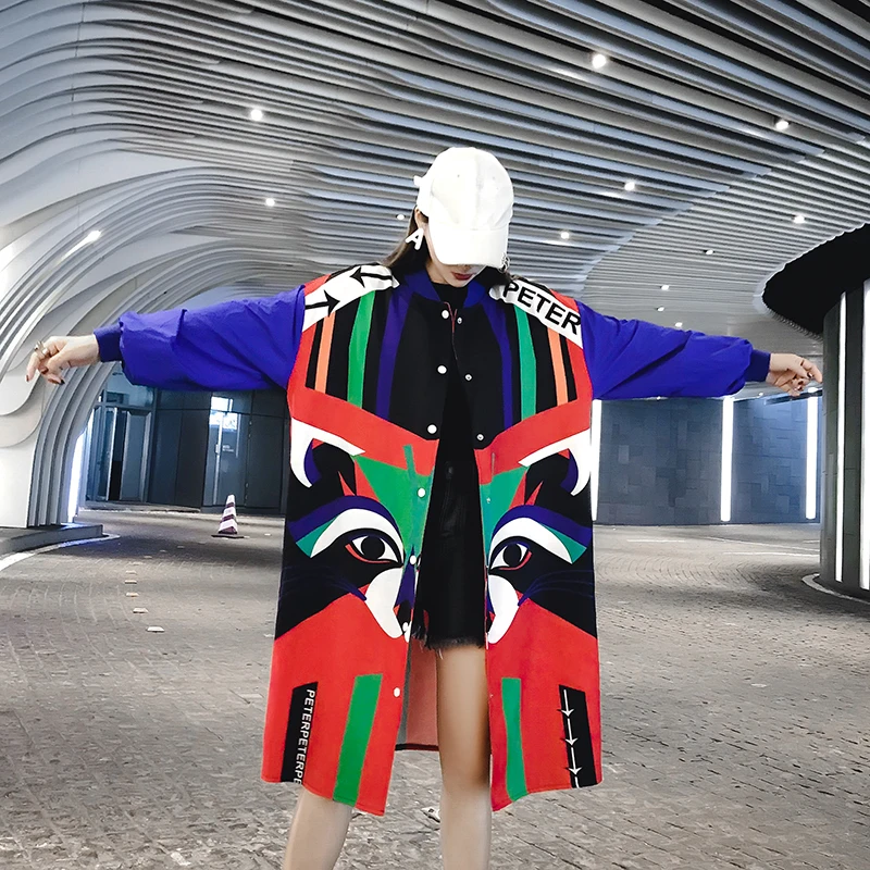 #1654 Spring Summer Coat For Women Funny 3d Printed Oversized Overcoat Loose Thin Windbreaker Jacket Streetwear Overcoat
#1654 Spring Summer Coat For Women Funny 3d Printed Oversized Overcoat Loose Thin Windbreaker Jacket Streetwear Overcoat