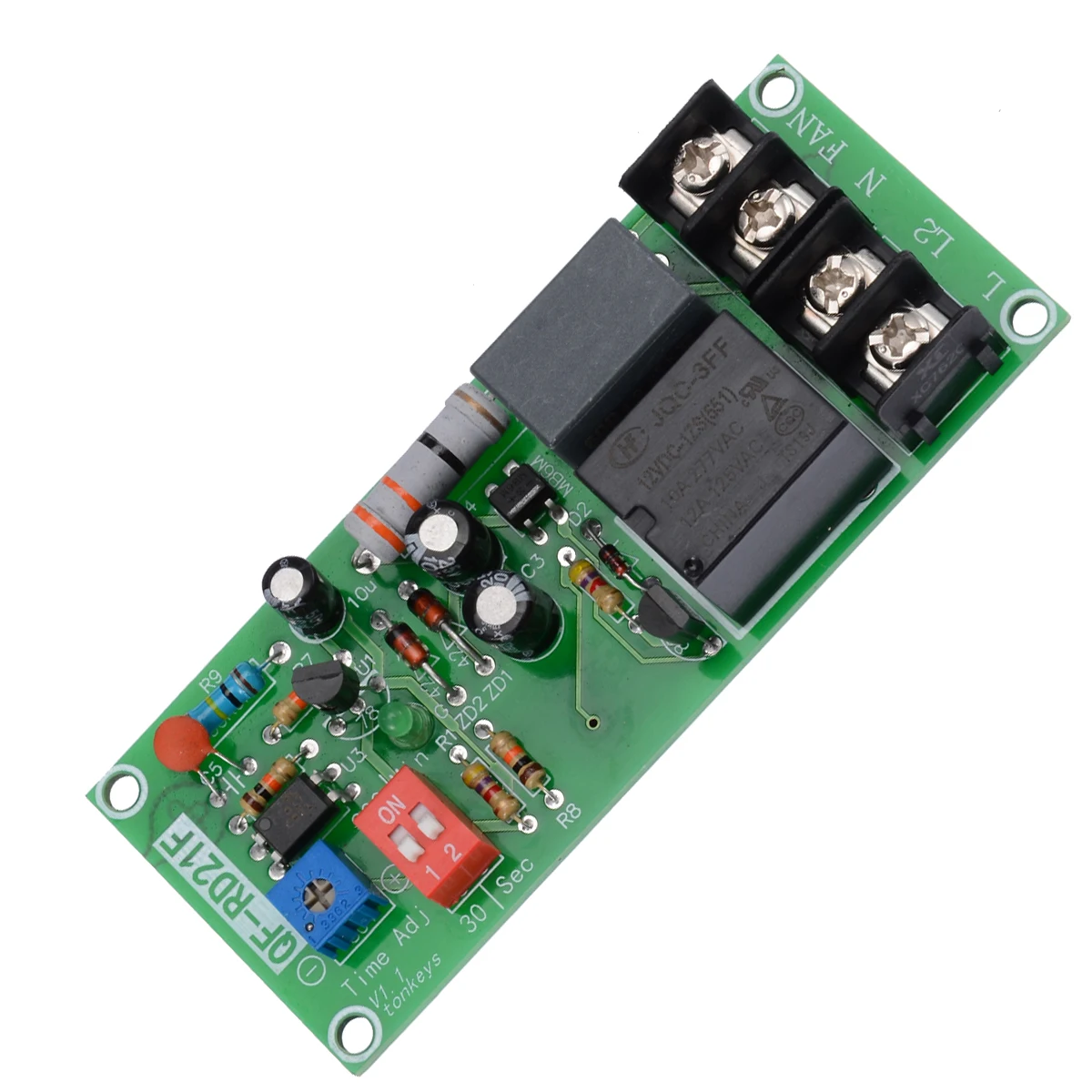 AC 110V 220V 230V 240V Delay Turn OFF Module Fan Relay Module Relay Timer Control Switch
AC 110V 220V 230V 240V Delay Turn OFF Module Fan Relay Module Relay Timer Control Switch
