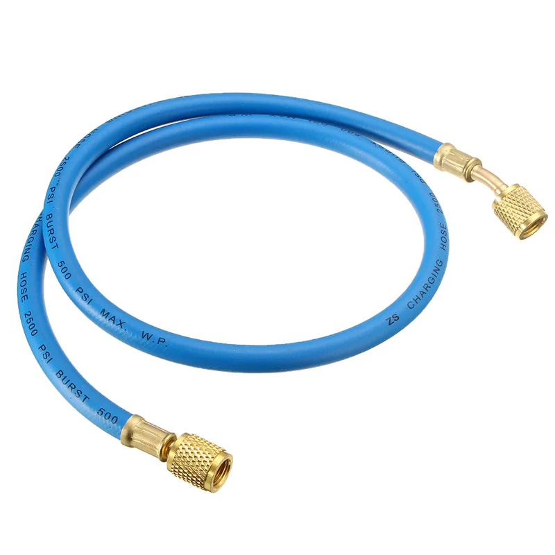 90cm Single Charging Hose R134a 500PSI HVAC 1/4" SAE for A/C Refrigerant R410a R134a R22 R12 Car Air Conditioning Hose
90cm Single Charging Hose R134a 500PSI HVAC 1/4" SAE for A/C Refrigerant R410a R134a R22 R12 Car Air Conditioning Hose