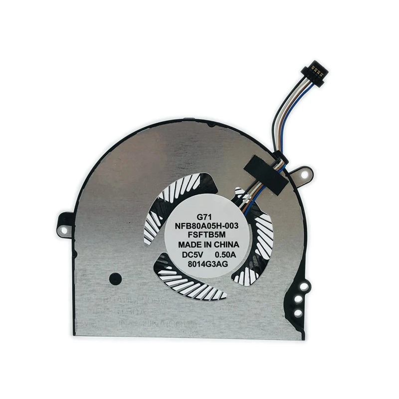 New Genuine Laptop CPU Cooling Fan for HP pavilion 15-CCXXX 15-CKXXX 14-BPX GPU Fan Cooler G71 NFB80A05H-003 FSFTB5M 927918-001
New Genuine Laptop CPU Cooling Fan for HP pavilion 15-CCXXX 15-CKXXX 14-BPX GPU Fan Cooler G71 NFB80A05H-003 FSFTB5M 927918-001