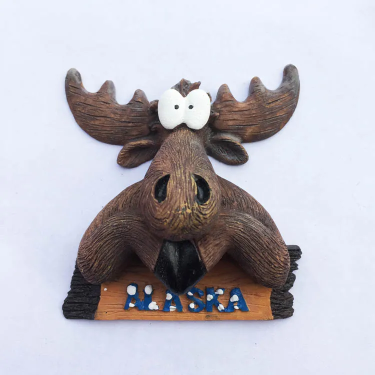 Lychee Life Alaska Elk Head Refrigerator Magnetic Sticker Funny Animal Fridge Magnet Modern Home Kitchen Decoration
Lychee Life Alaska Elk Head Refrigerator Magnetic Sticker Funny Animal Fridge Magnet Modern Home Kitchen Decoration