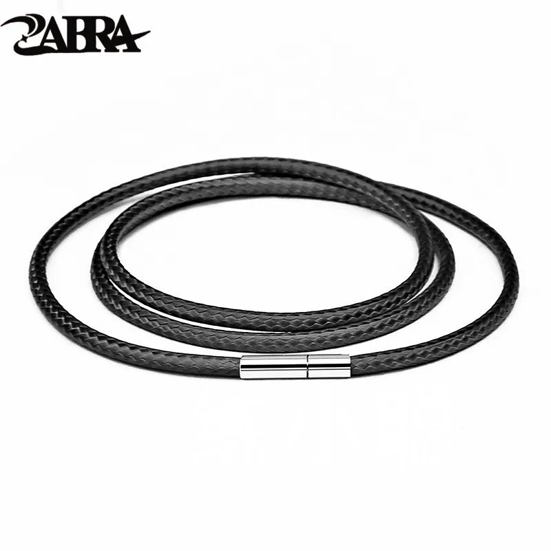 ZABRA Extra Gift Leather Cord 316 Stainless Steel Necklace Screw Lock Fashion Men's Choker Rope Necklace 2mm/3mm 50cm
ZABRA Extra Gift Leather Cord 316 Stainless Steel Necklace Screw Lock Fashion Men's Choker Rope Necklace 2mm/3mm 50cm