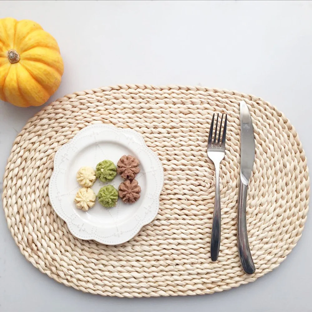 4.33''/11cm Placemats Straw Cup Coasters Dining Table Mat Heat Insulation Pot Holder table/tea table/cup mat
4.33''/11cm Placemats Straw Cup Coasters Dining Table Mat Heat Insulation Pot Holder table/tea table/cup mat