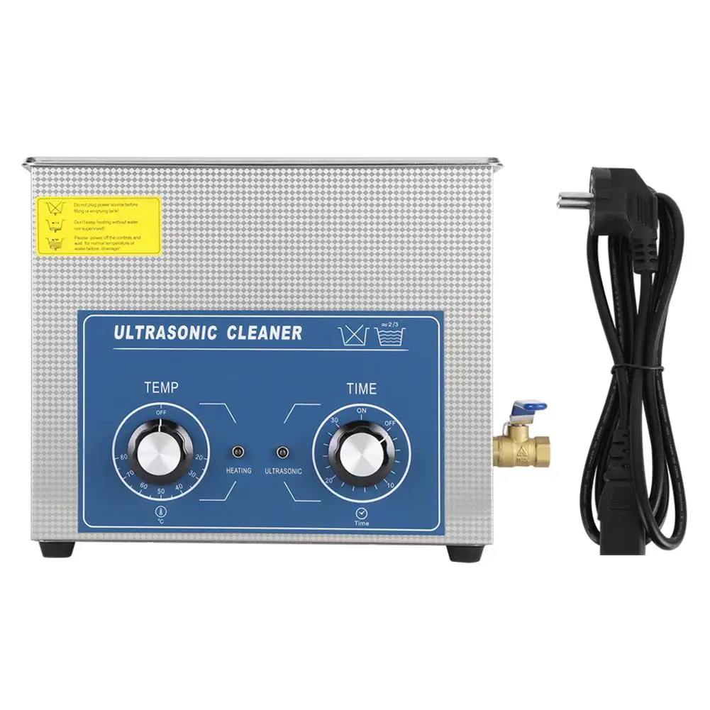 6L 220V Ultrasonic Cleaner Bath Heated & Timer Stainless Steel Mechanical Cleaning Tank Machine with Basket For Jewelry Watch
6L 220V Ultrasonic Cleaner Bath Heated & Timer Stainless Steel Mechanical Cleaning Tank Machine with Basket For Jewelry Watch