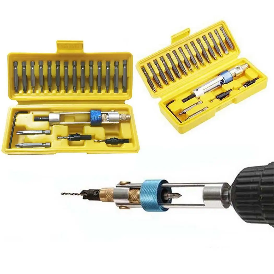 High Speed Steel Half Time Drill Driver Head PH0,PH1,PH2,PH3) Bits Set Yellow with Package Box 20 Pcs Set
High Speed Steel Half Time Drill Driver Head PH0,PH1,PH2,PH3) Bits Set Yellow with Package Box 20 Pcs Set