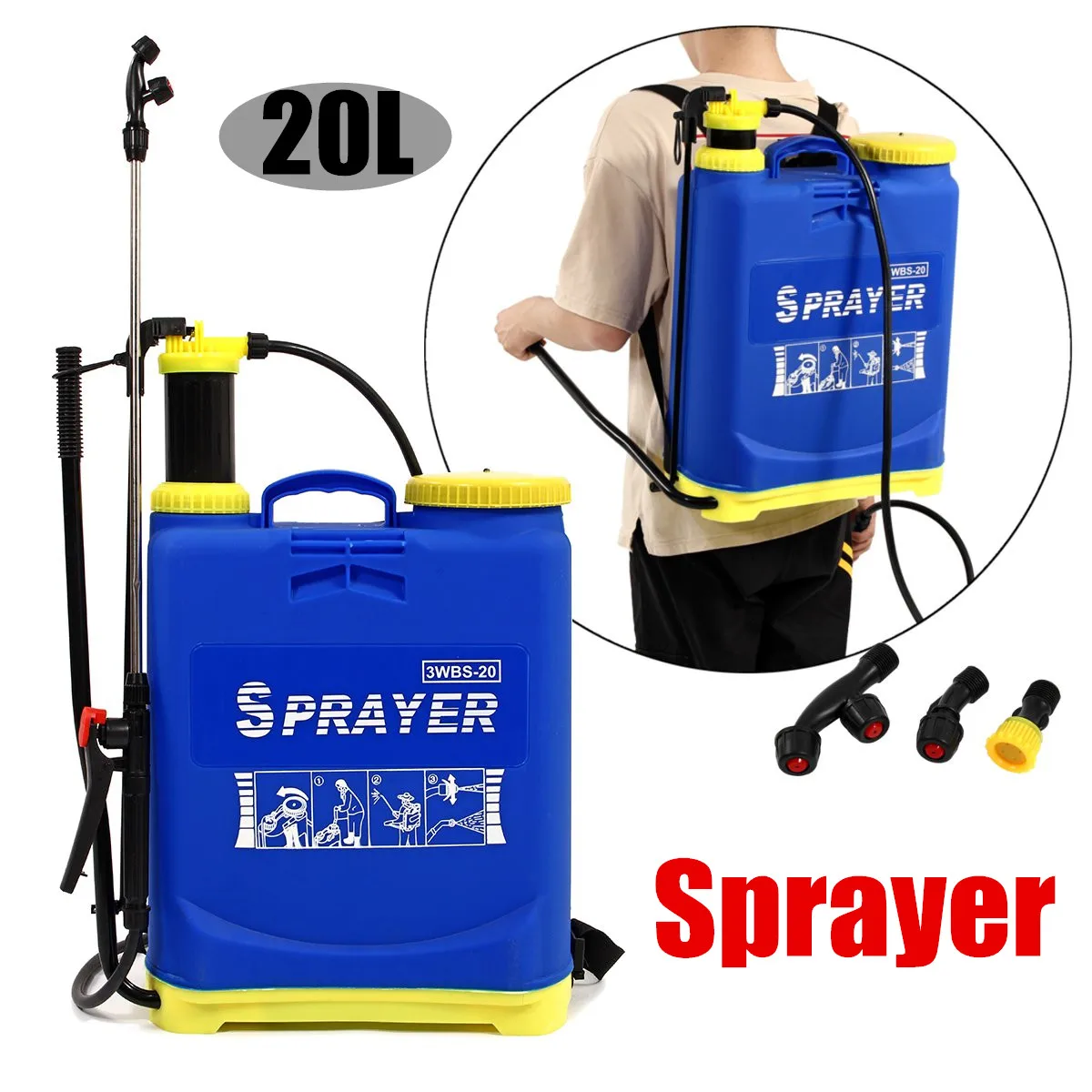 Portable 20L Multifunction Pressure Sprayer Knapsack Farm Watering Chemical Backpack Tool For Garden Farm Sprayer Plant Watering
Portable 20L Multifunction Pressure Sprayer Knapsack Farm Watering Chemical Backpack Tool For Garden Farm Sprayer Plant Watering