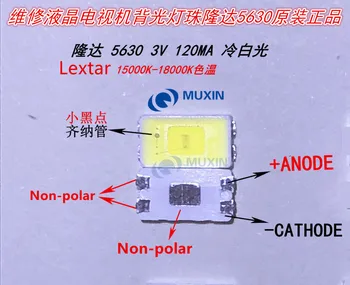 200PCS Lextar LED Backlight 0.5W 5630 3V Cool white LCD Backlight for TV TV Application PT56Z03 5730
200PCS Lextar LED Backlight 0.5W 5630 3V Cool white LCD Backlight for TV TV Application PT56Z03 5730