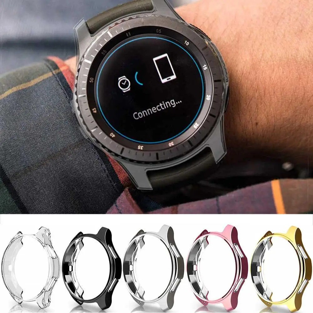 Protective Silicone Skin Case for Samsung Galaxy Watch 42 46mm SM-R800 Cover Shell For Samsung Gear S3 Smart Watch Shell
Protective Silicone Skin Case for Samsung Galaxy Watch 42 46mm SM-R800 Cover Shell For Samsung Gear S3 Smart Watch Shell