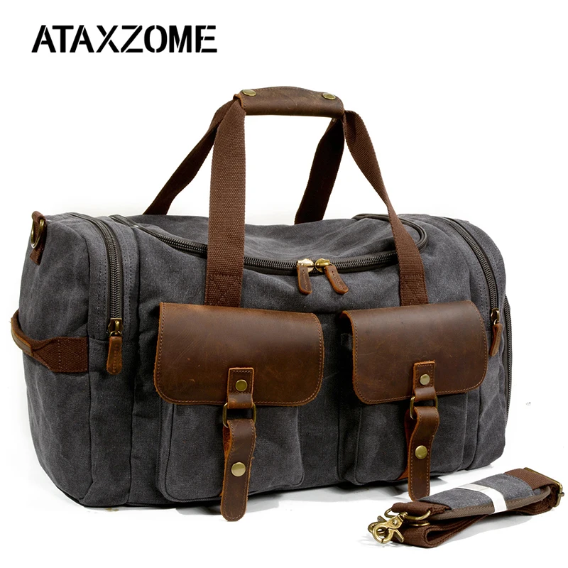 ATAXZOME high quality canvas travel bag large capacity wearable and durable fitness bag can be put into sports shoes men's gifts
ATAXZOME high quality canvas travel bag large capacity wearable and durable fitness bag can be put into sports shoes men's gifts